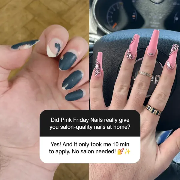 Pink Friday Nails static ad
